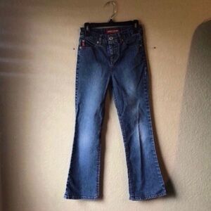 Guess Jeans Girls Straight Leg Vintage Y2K Casual Preppy Denim Blue Jeans Size 8